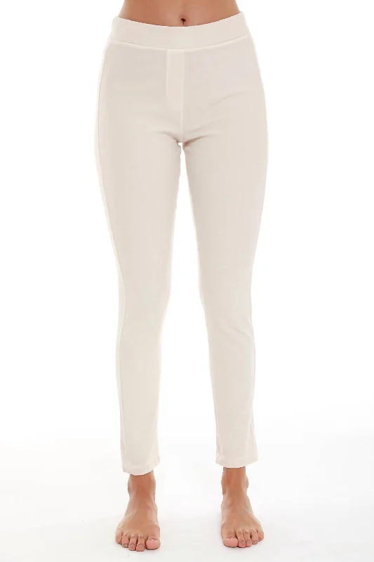 High Rise Capri In Beige