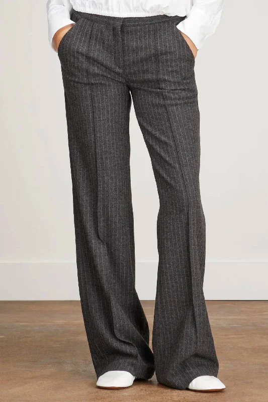 High Waist Pants in Charcoal