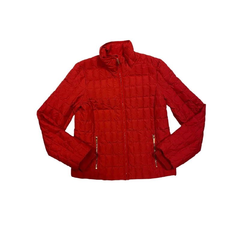 Jacket Puffer & Quilted By J. Crew In Red, Size: S