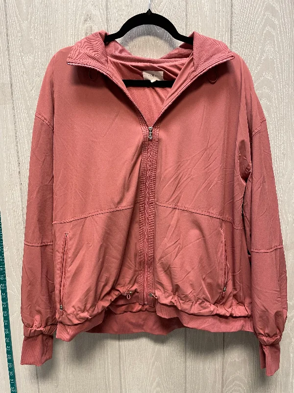 Jacket Windbreaker By Lou And Grey In Pink, Size: Xl