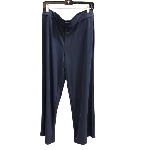 Pants Wide Leg By Isaac Mizrahi Live Qvc In Blue, Size: M