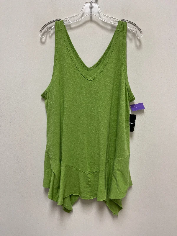 Green Top Sleeveless Torrid, Size 2x