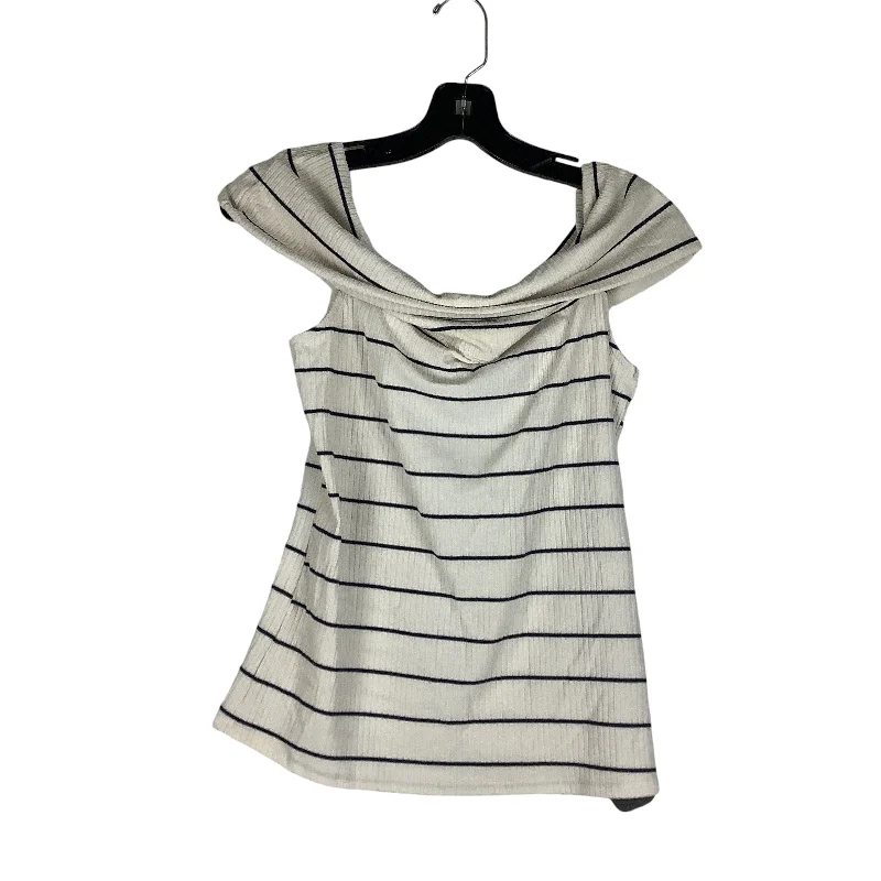 Top Sleeveless By A New Day In Striped Pattern, Size: M